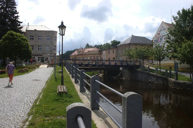 Chrudimka River in Hlinsko, CZ